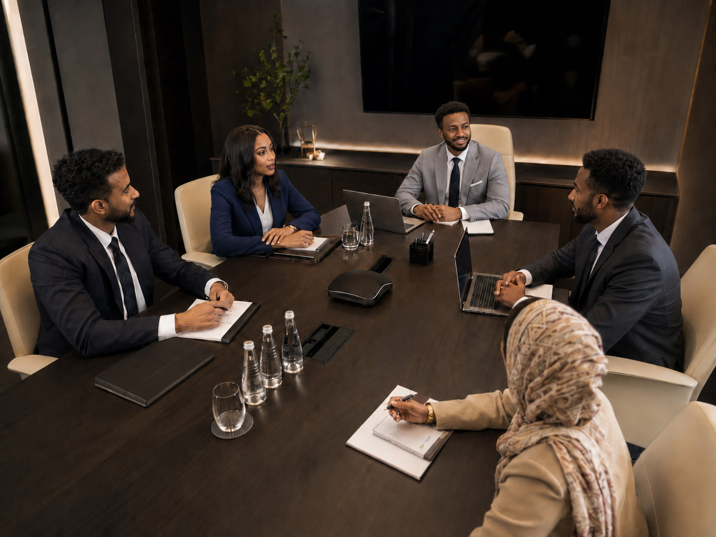 Bank of Khartoum team discussion